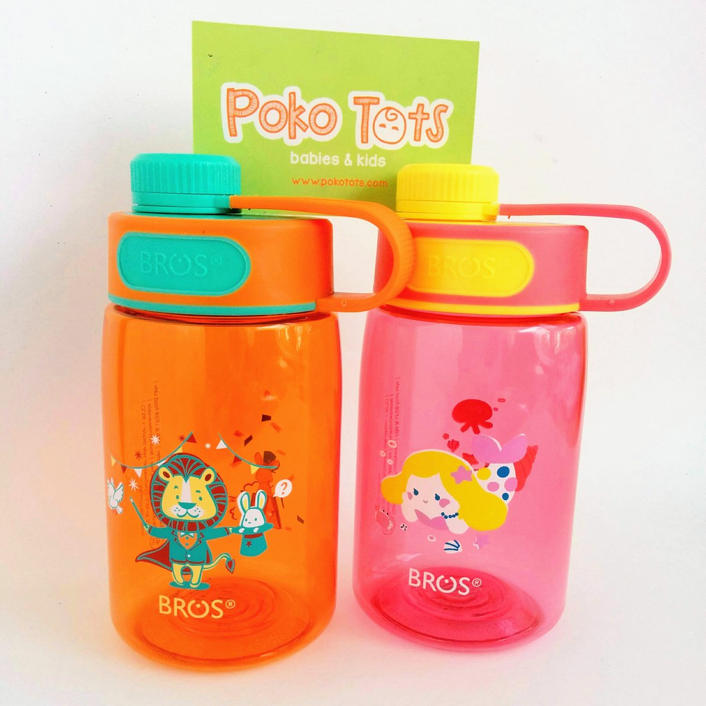 Bros Wego Water Bottle 400ml We Go Botol Minum Anak Tutup Putar