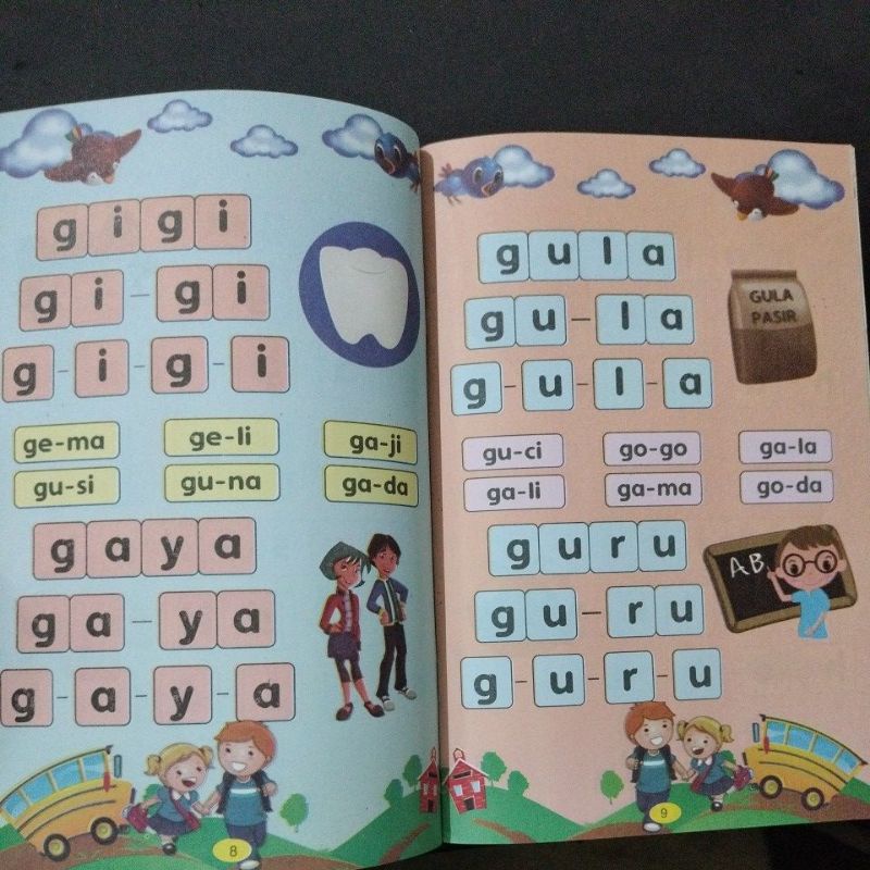 buku latihan mengeja kata 32 halaman (15x24cm)