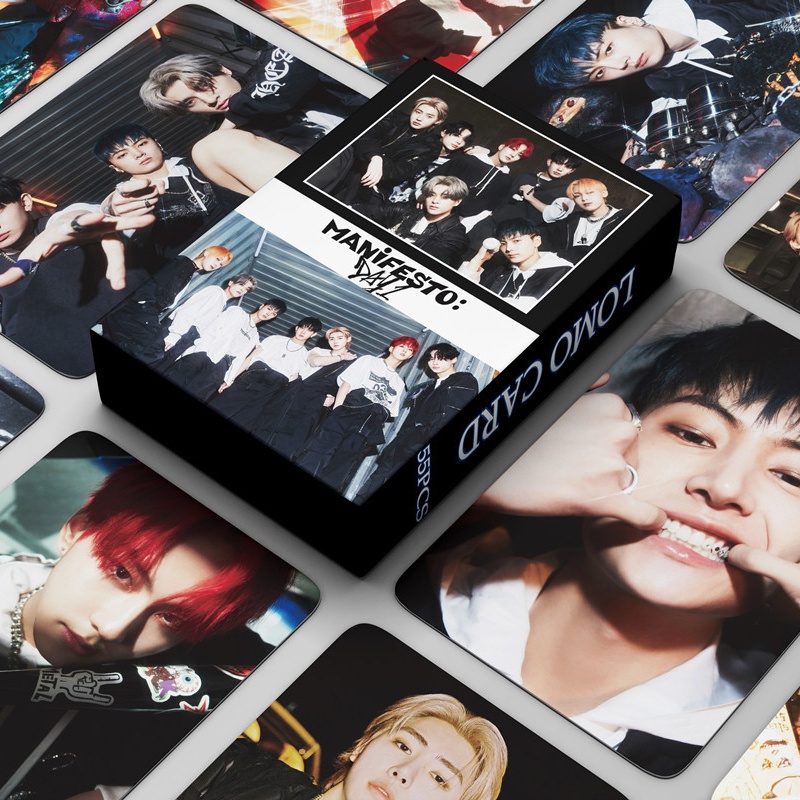 55pcs / box Kartu Foto Album LOMO MANIFESTO DAY 1