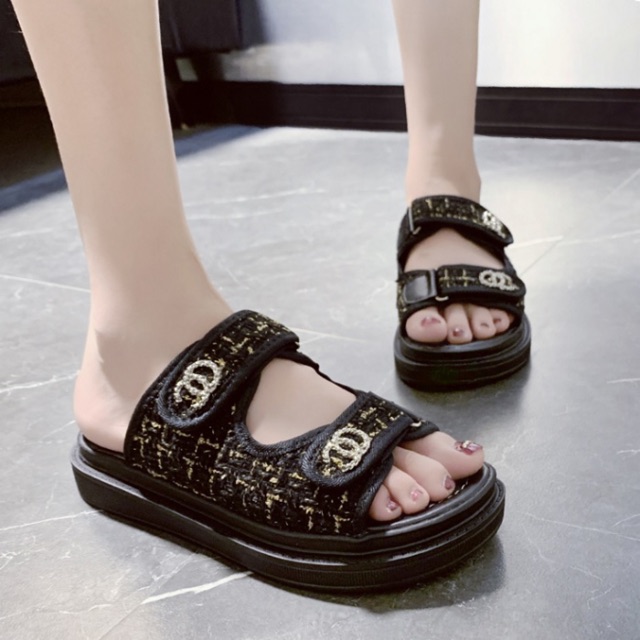 0221 sandal tali wanita import sandal gunung wanita murah slip on selip wanita kekinian cod jakarta