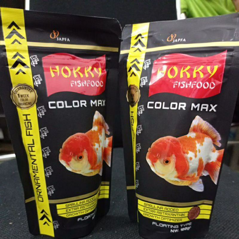 pakan ikan hokky colour max pelet ikan hokky