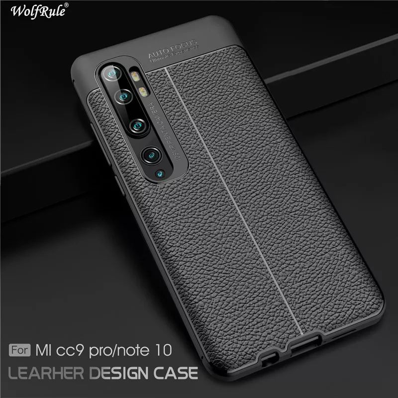Case Autofocus Xiaomi Mi Note 10 / Note 10 Pro / CC9 Pro Slim Carbon Leather Case