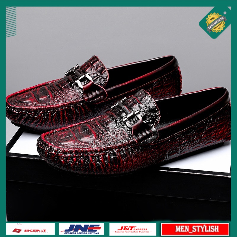 Sepatu Loafers Pria Casual Shoes Leather Casual Shoes From Italian Luxury Brand Driving Shoes Moccas