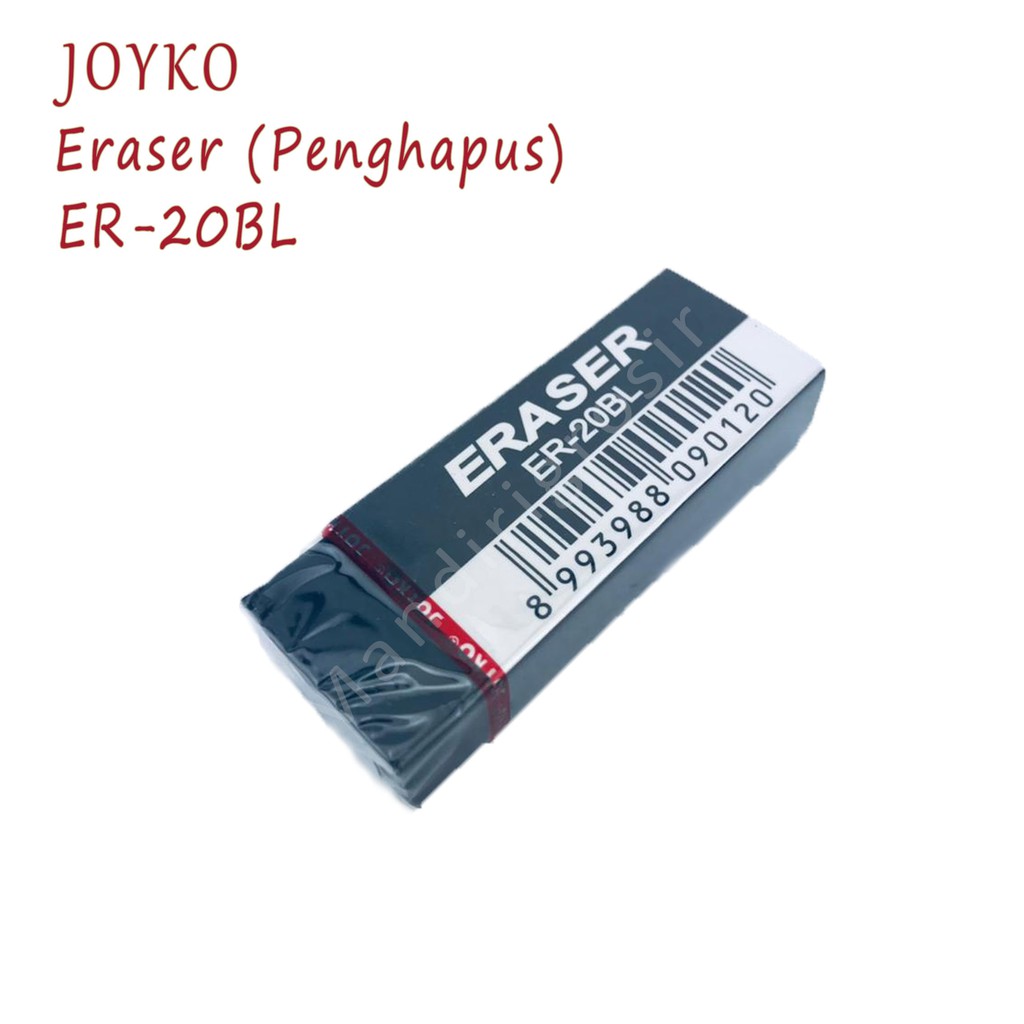 Eraser ER-20BL * Joyko * Penghapus * Hitam