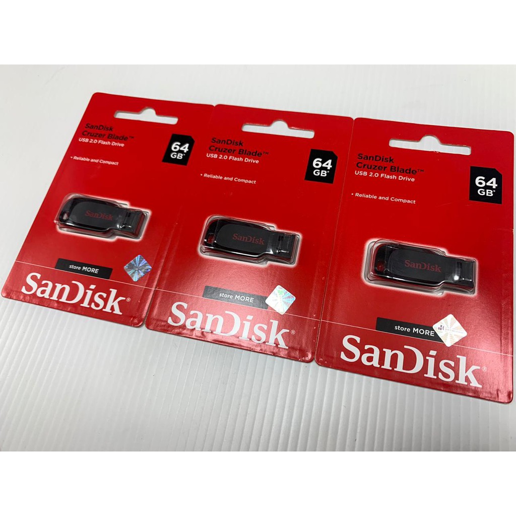 FLASHDISK SanDisk CZ50 Cruzer Blade 8GB/16GB/32GB/64GB/128GB