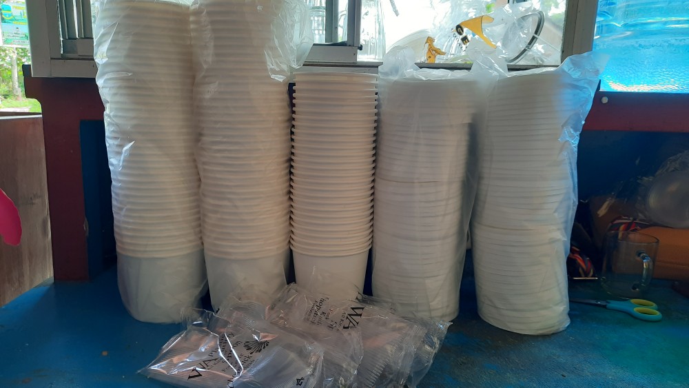 Paper Bowl 20oz Paper Bowl Sup 600ml Termasuk Tutup / Mangkok Kertas 600ml