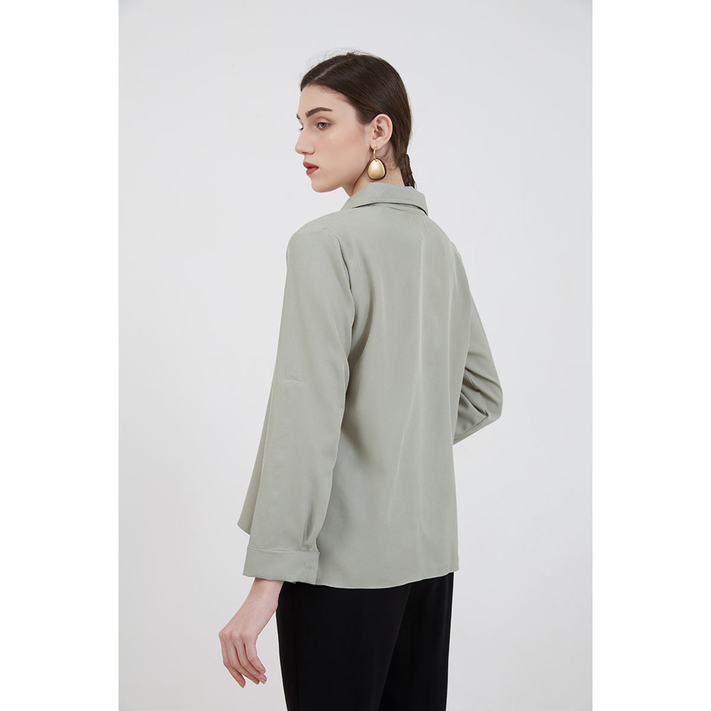 Berrybenka - Atasan Blouse Wanita Sofia Murdia Plain Blouse-7
