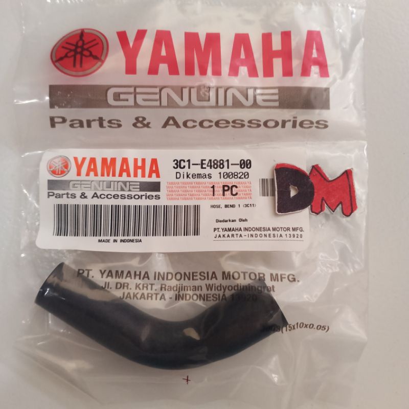 hose bend pipa selang ais saringan udara pendek Vixion old lama 3C1-E4881-00 asli original Yamaha