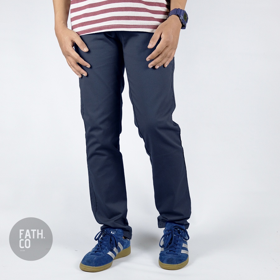 CELANA CHINO PANJANG PRIA NAVY