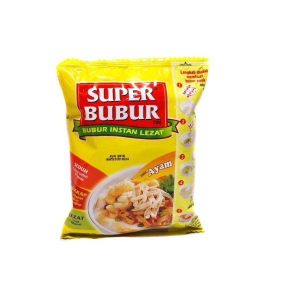 

SUPER BUBUR AYAM 45 GR HARGA SUDAH TERMASUK PACKING DAN GARANSI