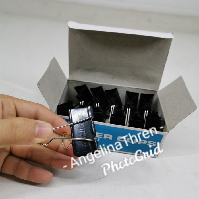 

Penjepit Dokumen Binder Clips 41mm No 200 /PC