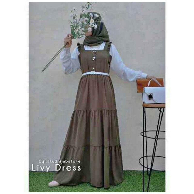 [S.H] Livy dress//fashion remaja muslim//outfit terbaru//Livy korean style