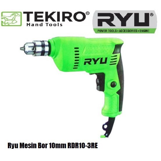 Mesin Bor Listrik 10 Mm TEKIRO RYU Mesin Bor Tangan Listrik Bor 10 Mm Bolak Balik