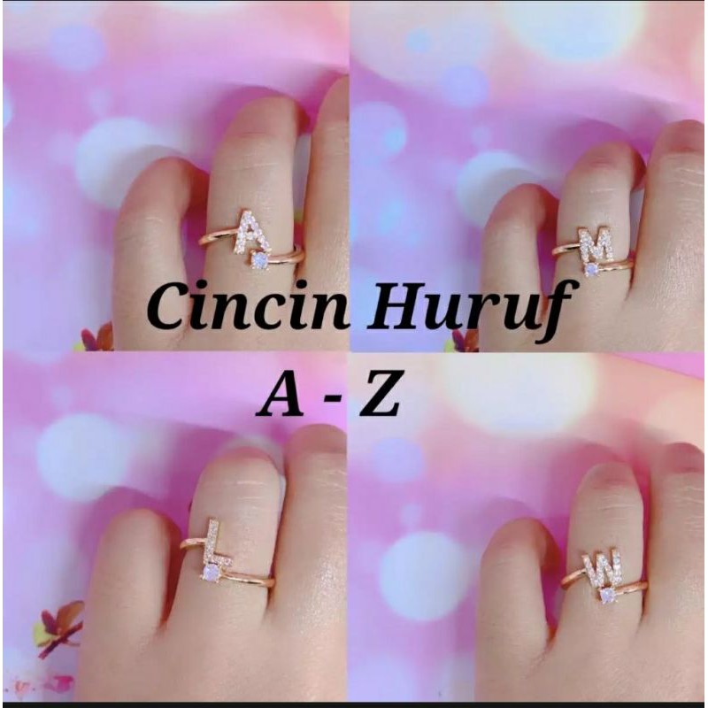 Cincin huruf xuping