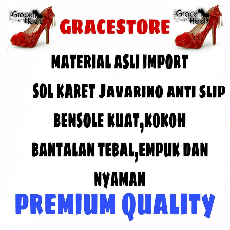 High heels wanita BRANDED Heels wanita lancip Heels wanita original GH198 PREMIUM QUALITY