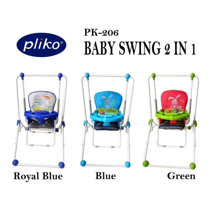 PLIKO Baby Swing 2in1 PK-206 - Ayunan Bayi