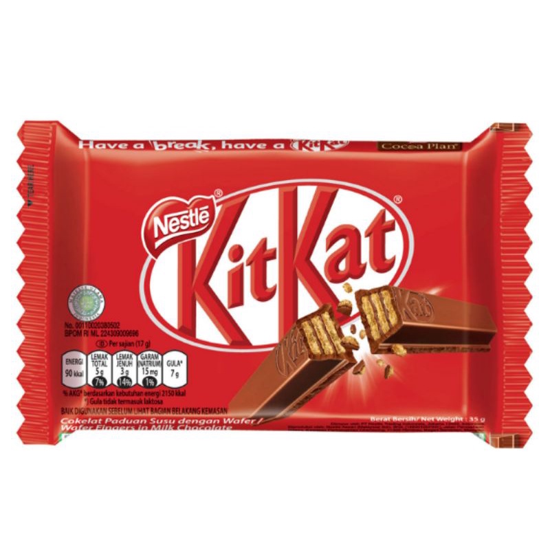 

Kit Kat Chocolate 4 Fingers 35gr