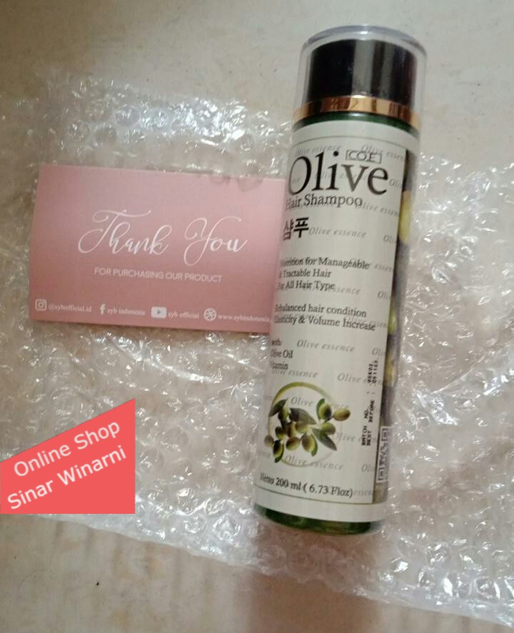 Conditioner Coe Olive Hair Shampoo by SYB Original 100% - (Shampoo Olive) shampo korea viral