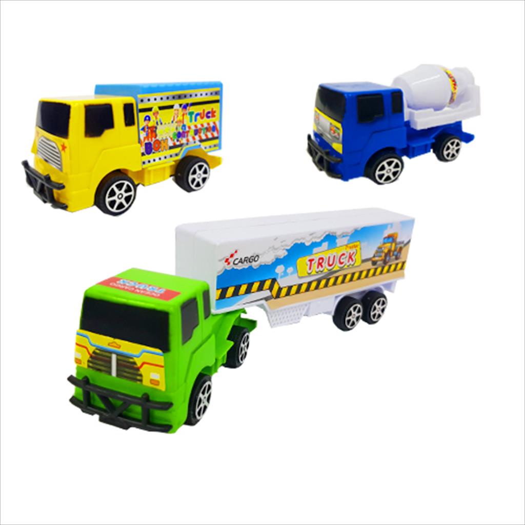 Mainan Anak Truck Contrucstion / Mainan Truck Metro Builder 3PC 6335