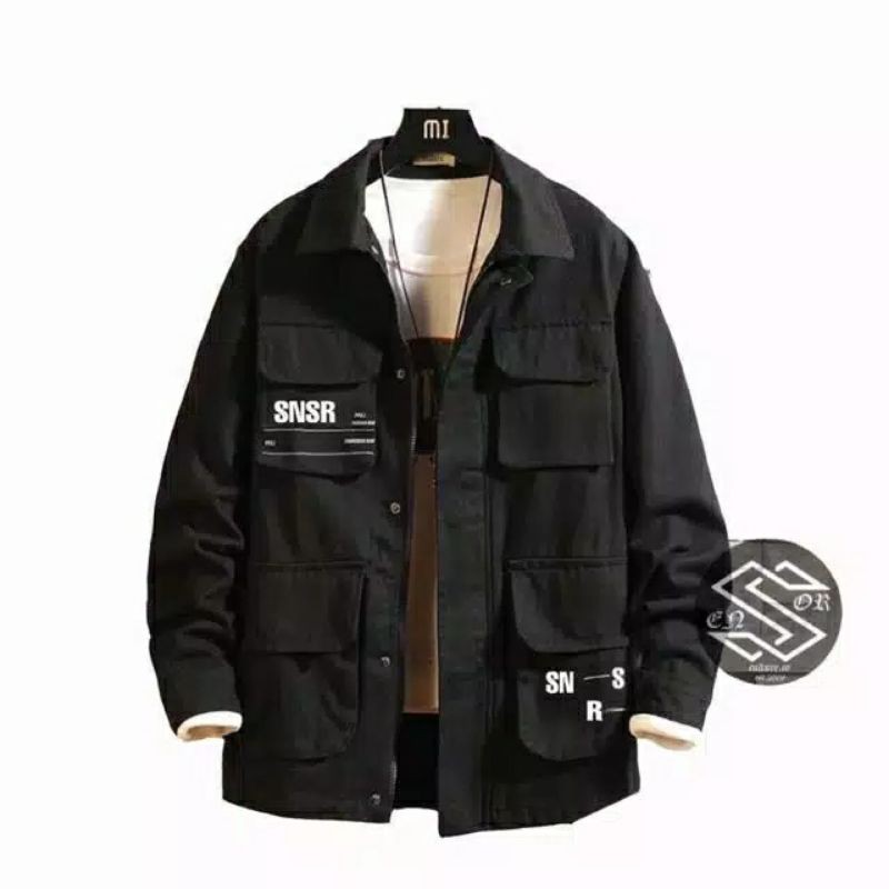 REKOMENDASI ! Semi Parka SNSR Terlaris! Jaket Pria / Sem iparka Pria Original SENSOR