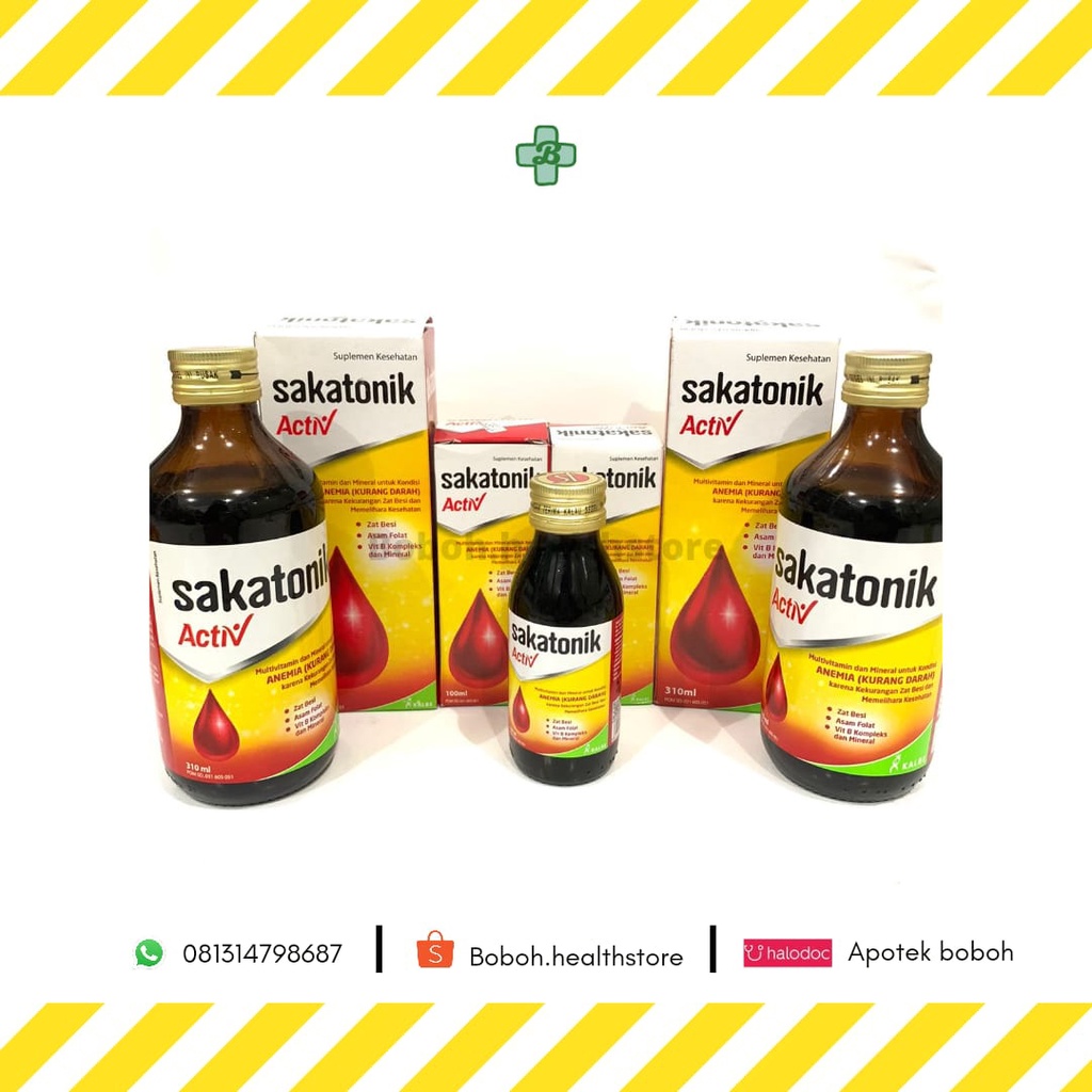 Sakatonik Liver / Sakatonik Activ - Suplemen Anemia