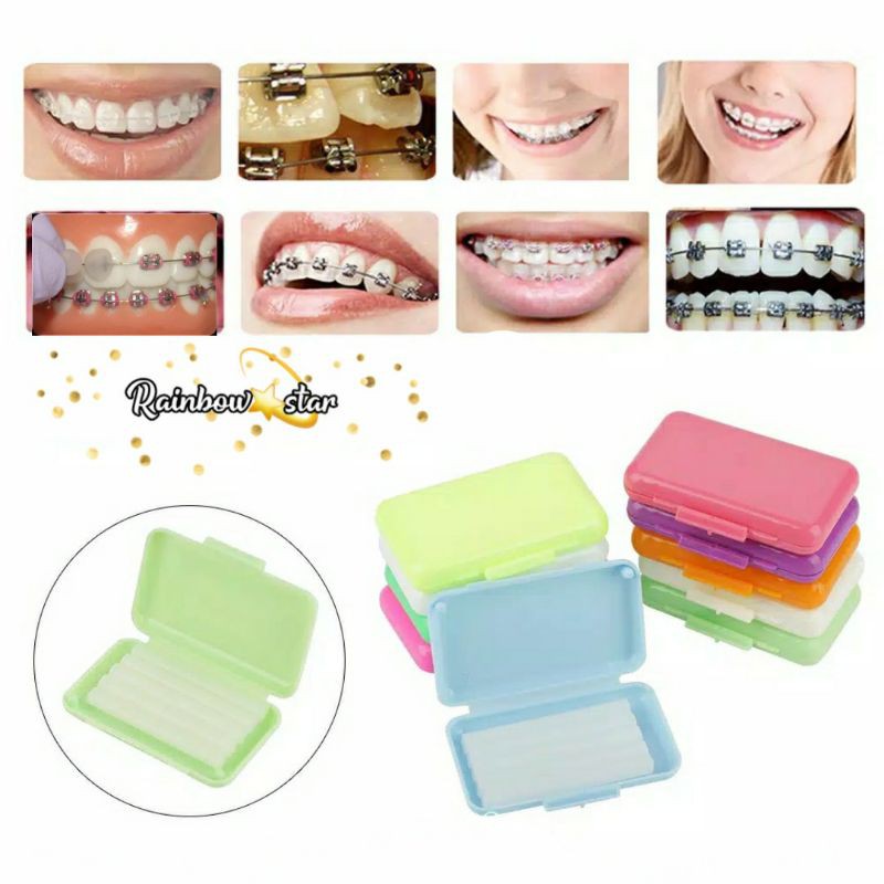 Wax Ortho Anti Sariawan / Lilin Ortho / Lilin Dental Gum Anti Sariawan