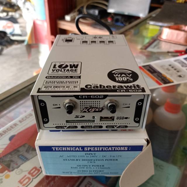 Ampli Walet Kiya CR 602