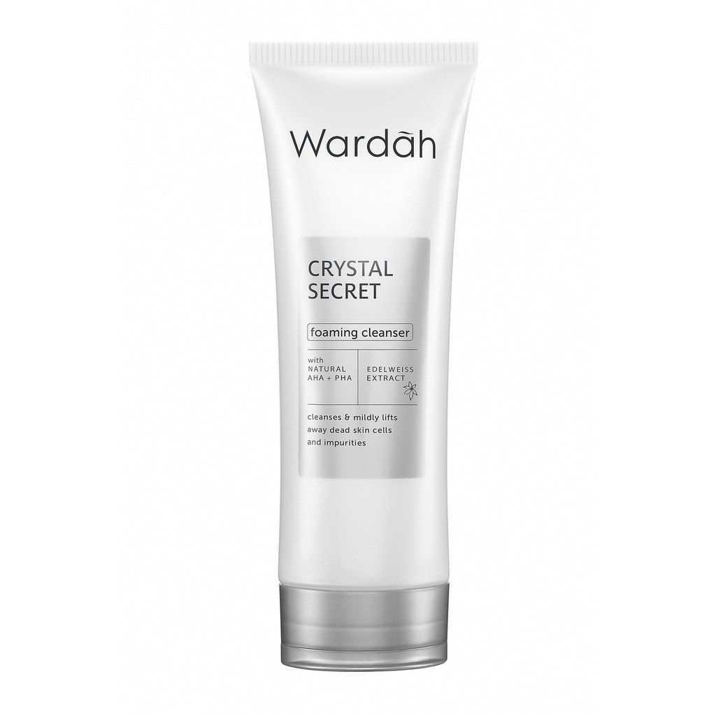 WARDAH White | Crystal Secret Foaming Cleanser | Facial Wash with natural AHA 100ml