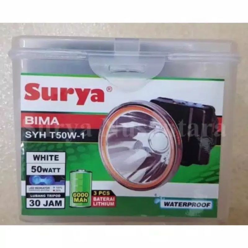 SENTER KEPALA SURYA BIMA 50 WATT