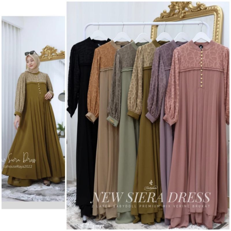 SIERA DRESS BY FENTA HOUSE ORIGINAL TERMEWAH KUALITAS BUTIK