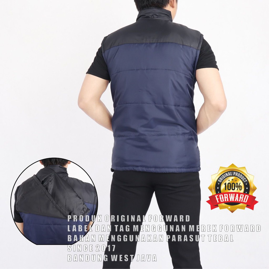 Rompi Parasut Bodyvest Pria Vest Motor Bikers Murah Casual Outdoor Gunung Adventure Premium Forward