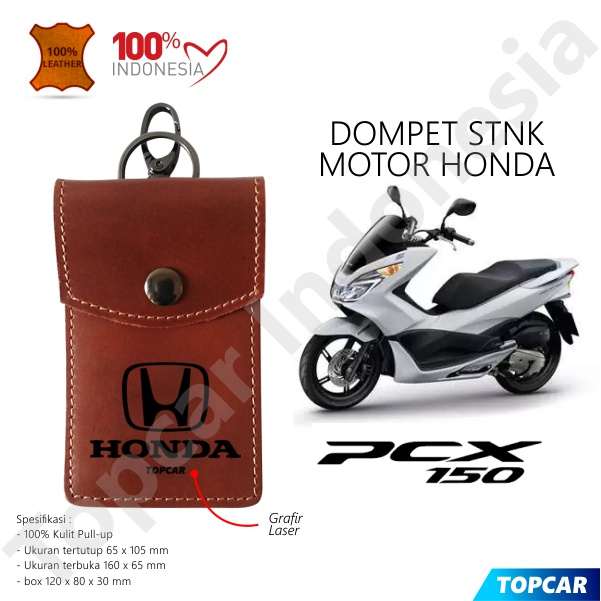 Dompet STNK Motor Honda PCX Kulit Premium TOPCAR