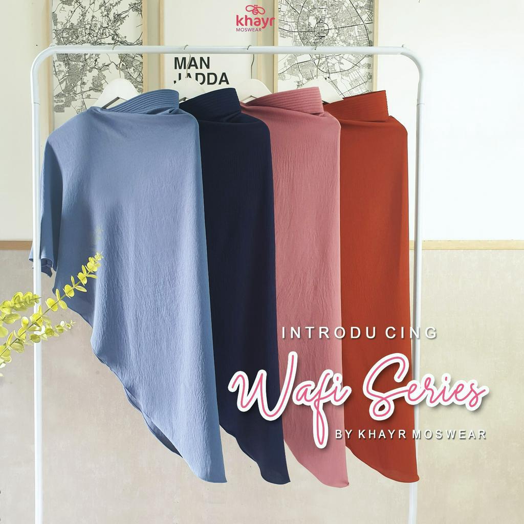 KHAYR MOSWEAR KHIMAR WAFI SERIES PED ANTEM  JILBAB INSTAN SYARI