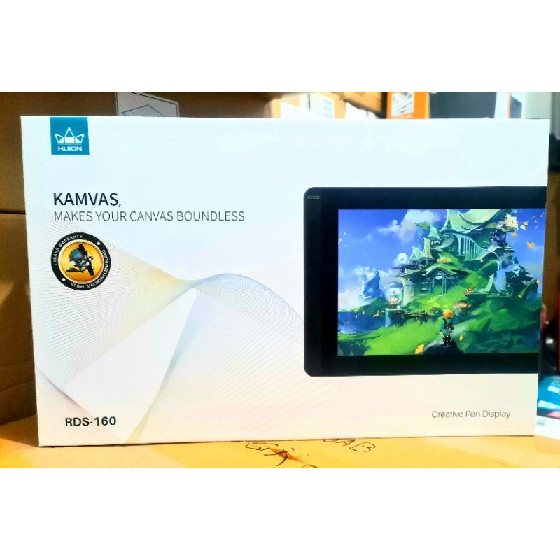 Huion Kamvas 16 (2022) l Drawing Display Tablet Huion Kamvas16 garansi resmi 1 tahun