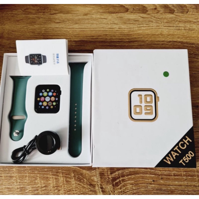 ✅GARANSI UANG KEMBALI✅Jam tangan SMARTWATCH T55 double strap bisa telfon dan ganti walpaper-T500 HIJAU