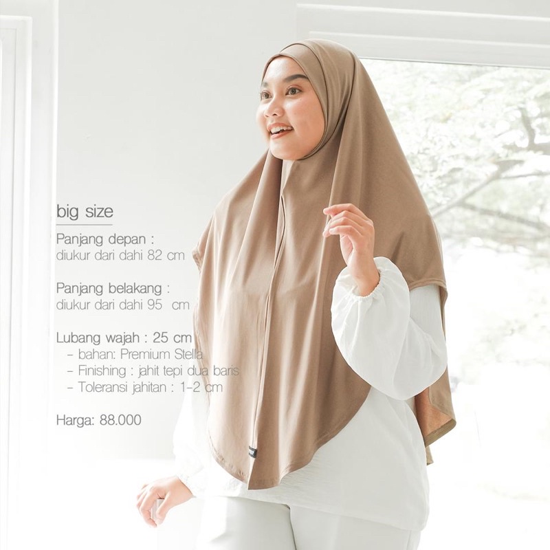 SOFIA INSTANT | Hijab Instan Syiria Tanpa Pet bahan Stella Premium