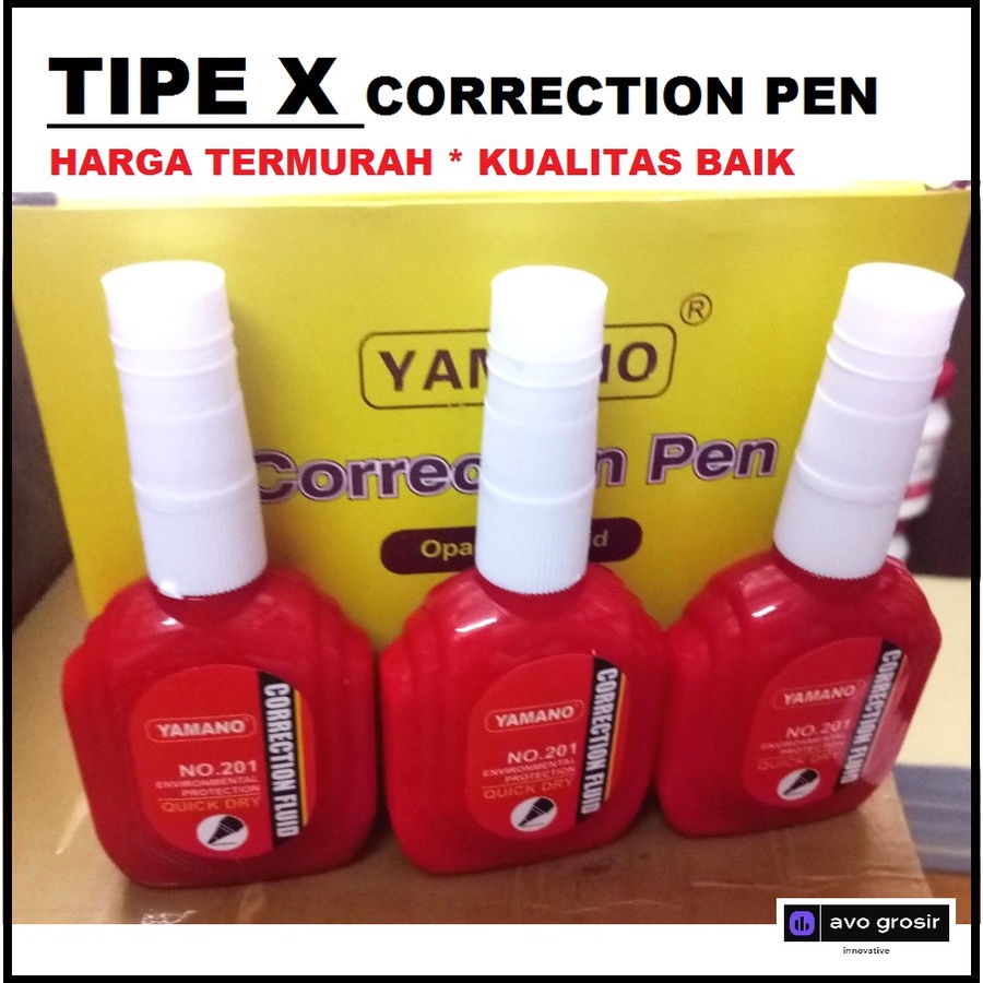 

Tipex Tipe X Correction pen Penghapus Pulpen