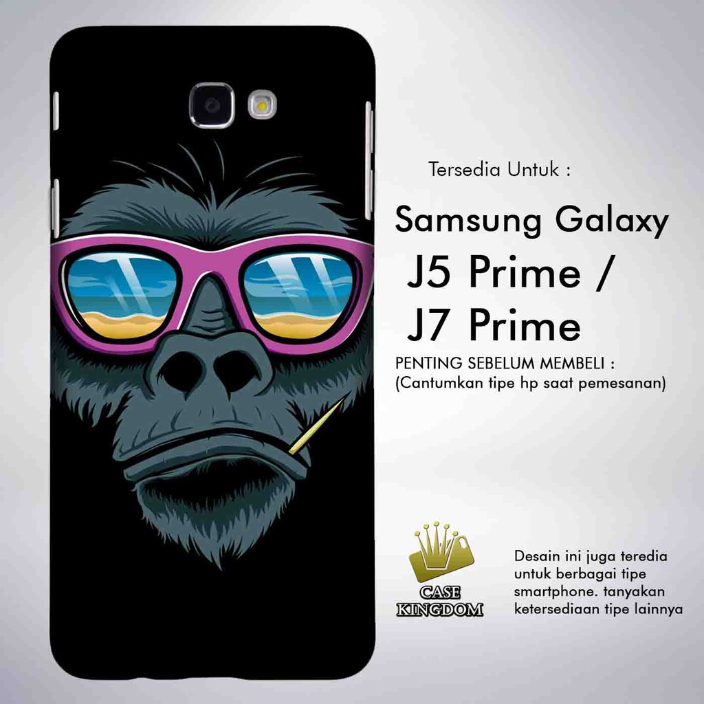 Swag Glasses Monkey Casing Custom Samsung Galaxy J5 Prime | J7 Prime Case Cover