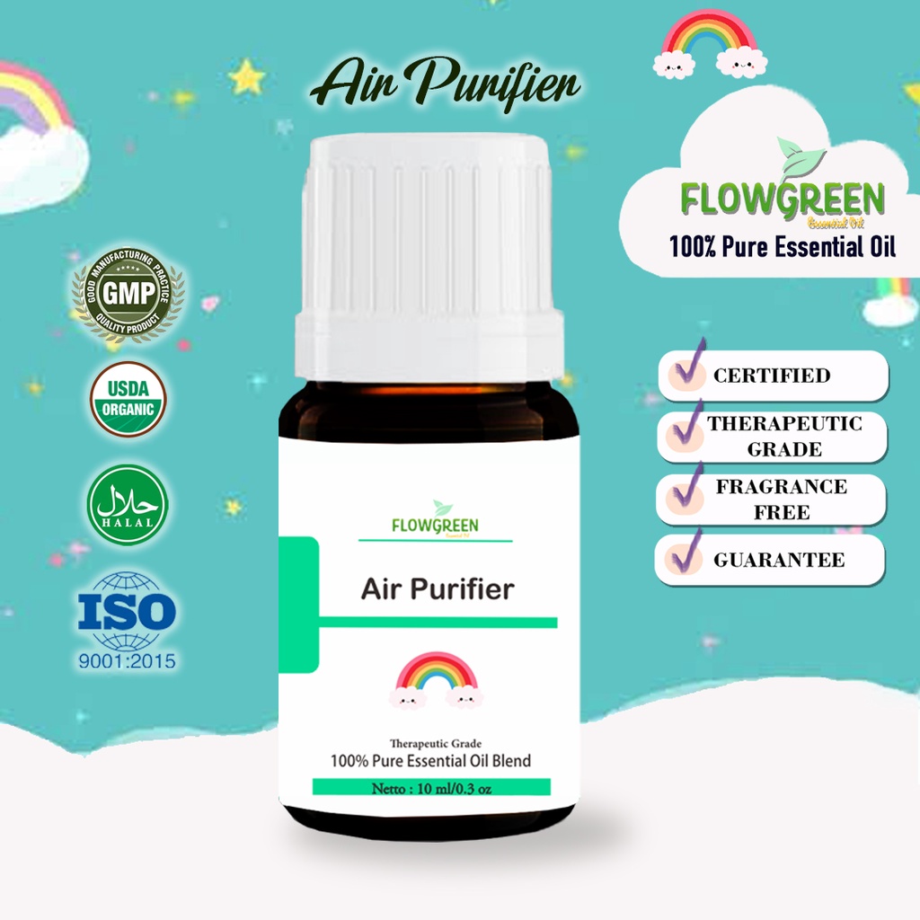 FLOWGREEN AIR PURIFIER ESSENTIAL OIL DIFFUSER HUMIDIFIER