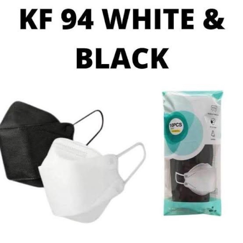MASKER KF94 WHITE & BLACK ONE CARE