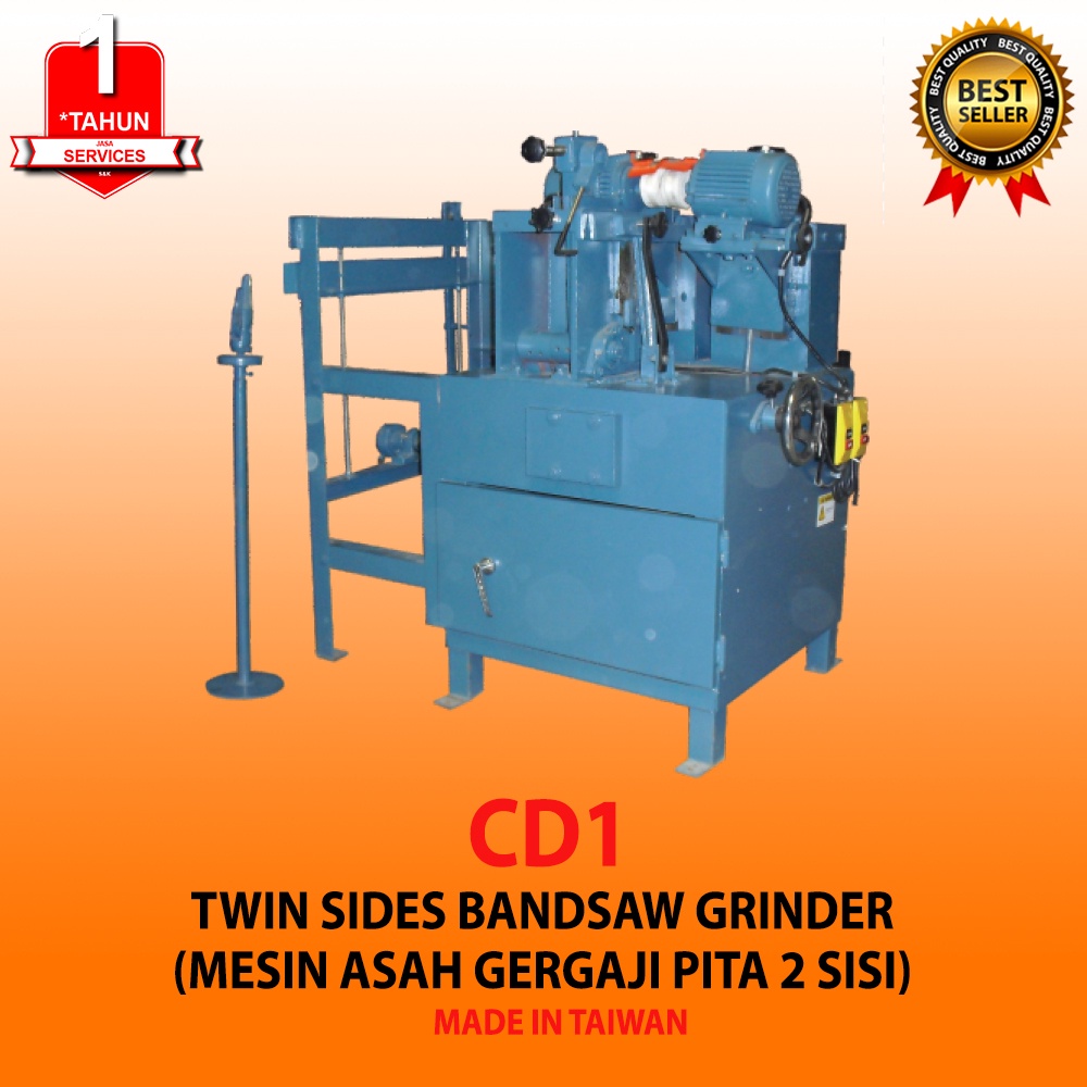 Machine Asah Gergaji Pita 2 sisi Twin Sides Bandasaw Grinder AKS - CD1