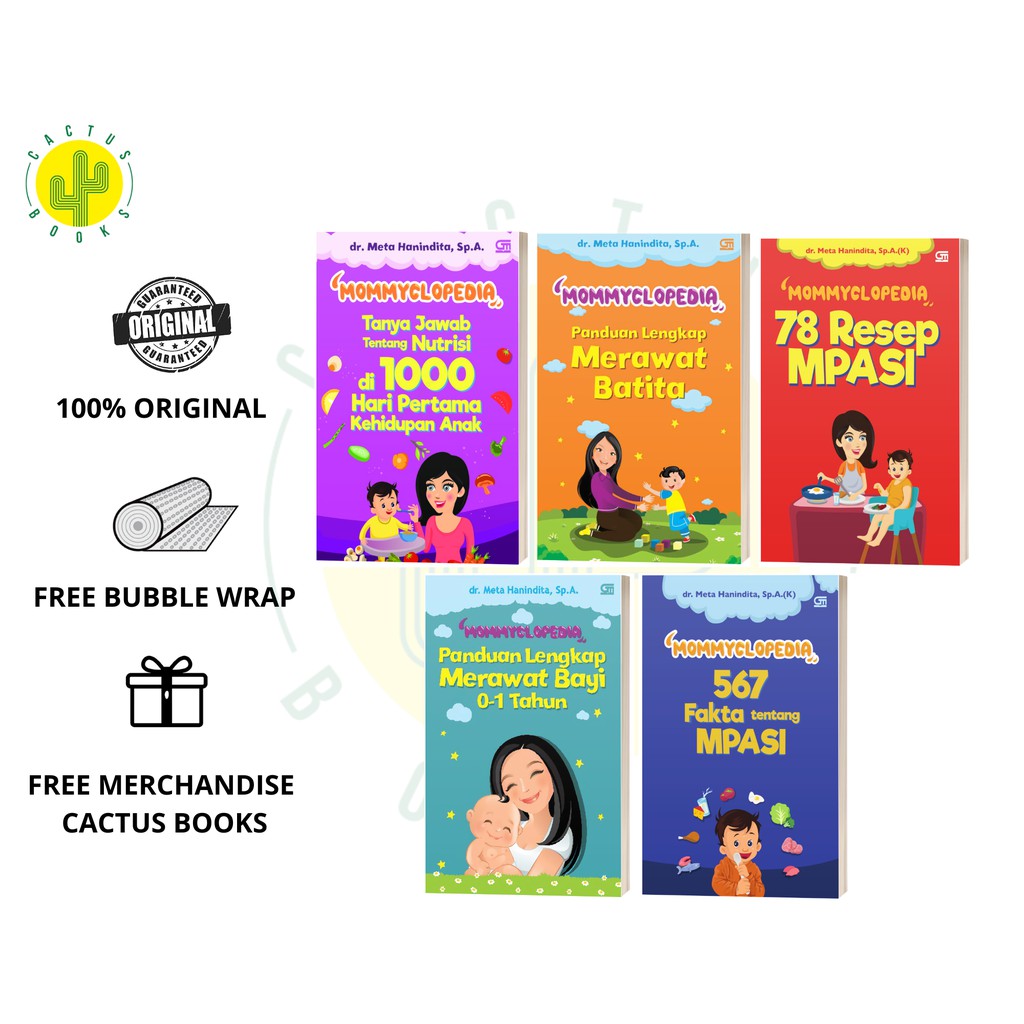 PAKET BUKU MOMMYCLOPEDIA - Dr. Meta Hanindita, Sp.a.