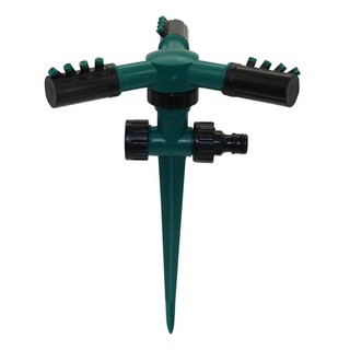 Sprinkler | 3-Head 360 Angles Rotating Sprinkler With Support Rod