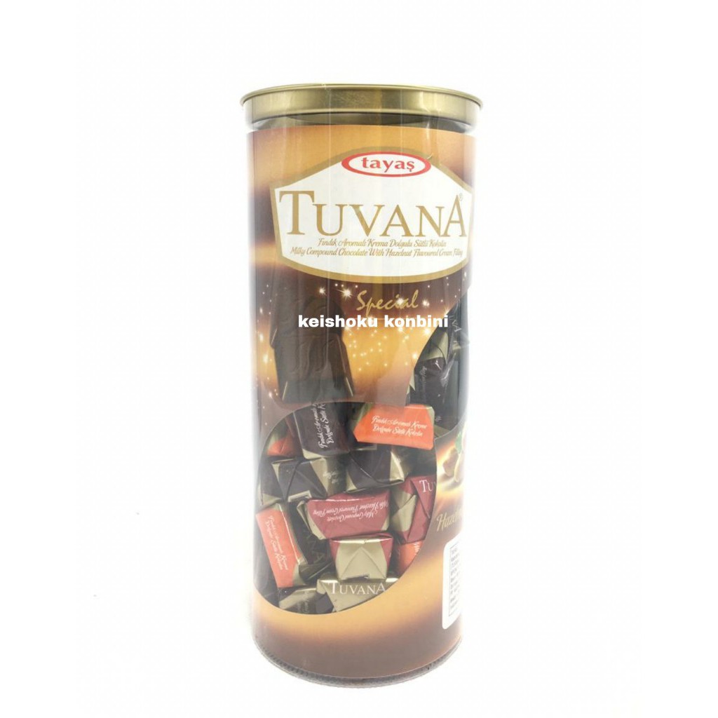 Tayas tuvana, Kembang Gula Cokelat isi Krim Rasa Hazelnut 600 / permen impor / permen turki / permen