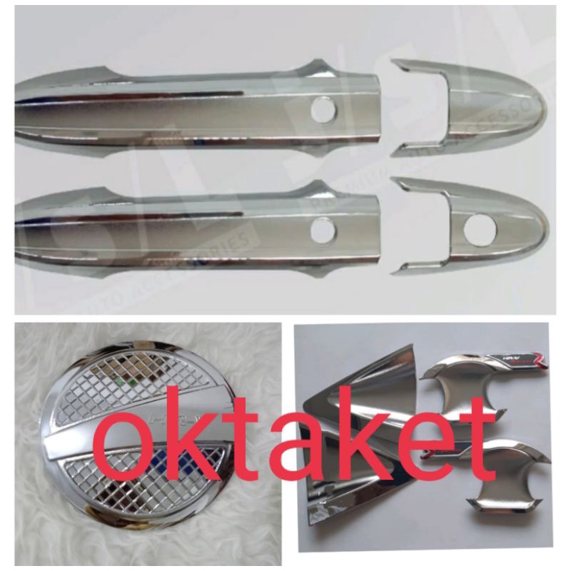 paket outer handle tank cover HRV 2019 2020 2021 activo chrome keyless entry