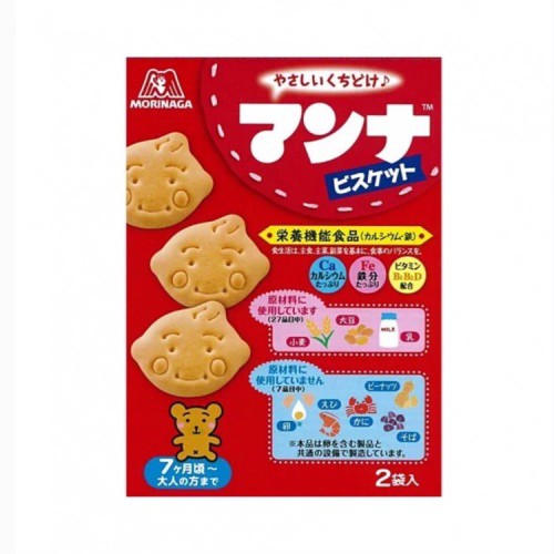 Morinaga Manna Baby Snack / Morinaga Manna Biscuit / Morinaga Manna Bolo / Morinaga Manna Wafer / Makanan Bayi Japan