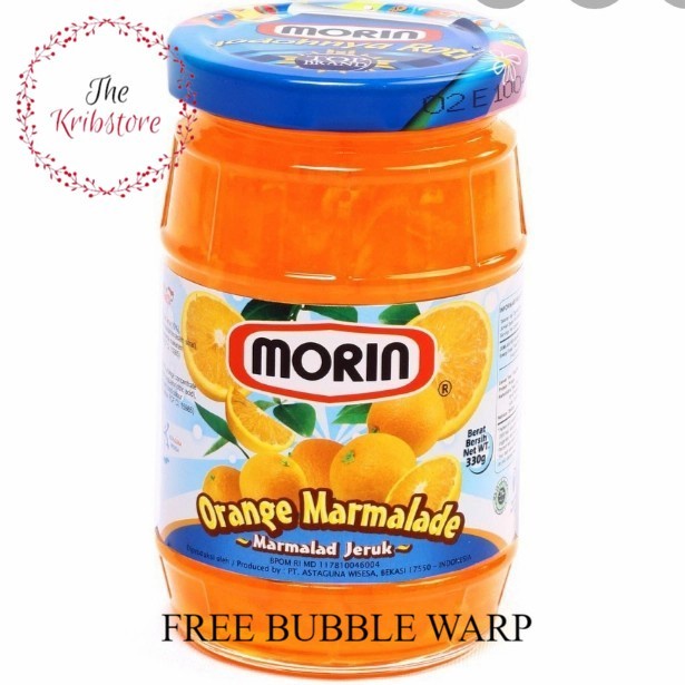 

MORIN Selai Roti Orange Marmalade Jam Toples 170 gr