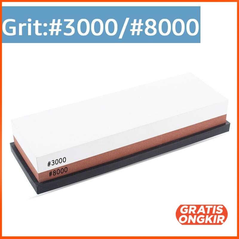 Batu Pengasah Pisau Whetstone Knife Sharpener 3000-8000