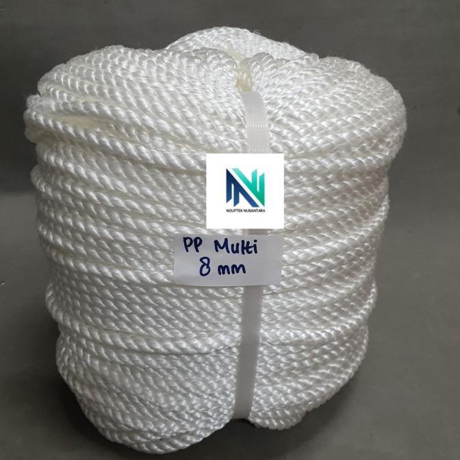 

DISKON Tambang tali nilon/nylon 8mm x 220 m Per roll