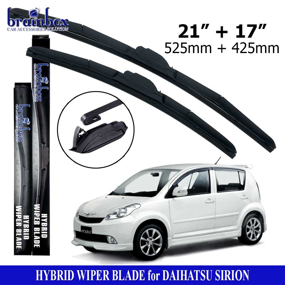 HIGH QUALITY Hybrid Wiper Blade Daihatsu Sirion Wiper Kaca Mobil Karet Pembersih Kaca Mobil Wiper